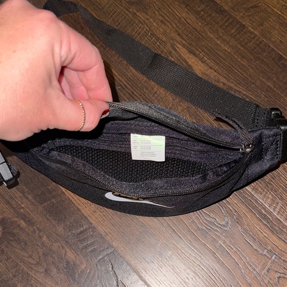 Nike Black Belt Bag with White Logo - Picture 2 of 3